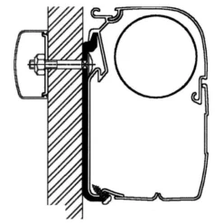 Thule Flat-Adapter, Länge 6 M