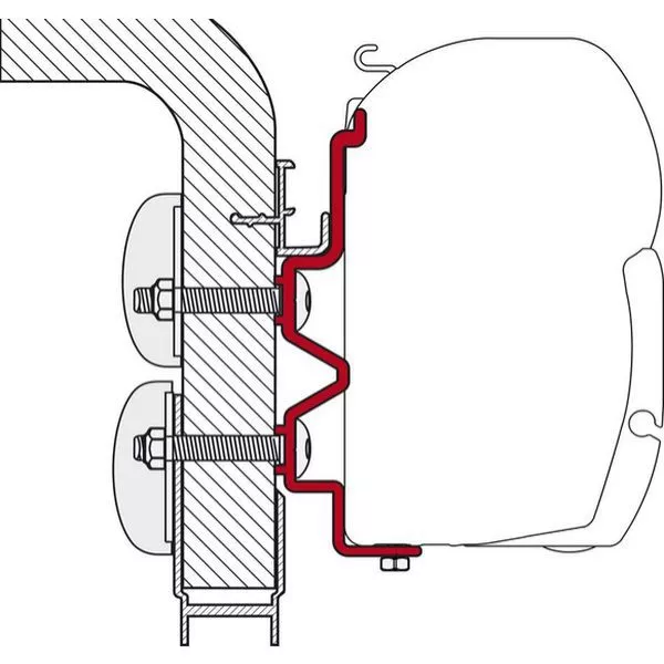 Fiamma Adapter Hymer Camp 350