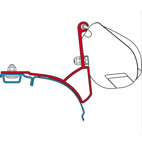 Fiamma Kit VW T5 Multivan/Transporter (Aluschiene) – Bild 2
