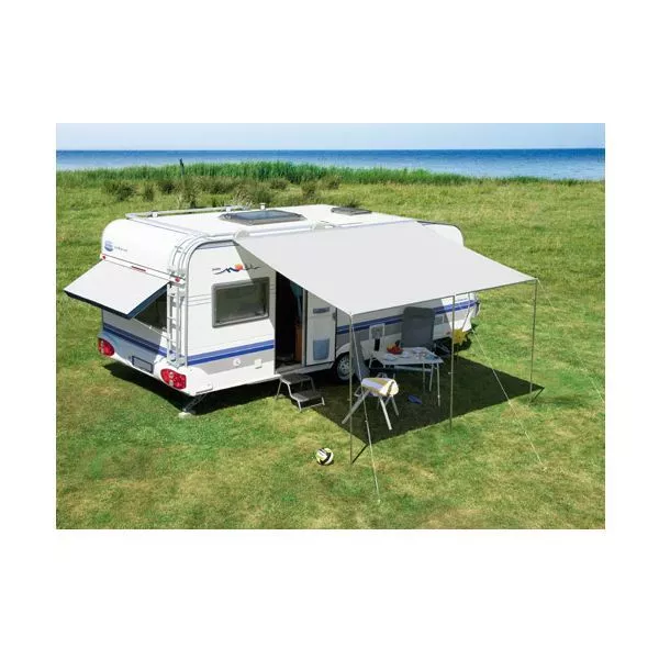 Wohnwagen-Sonnendach DWT Flora, Grösse 3, Hellgrau