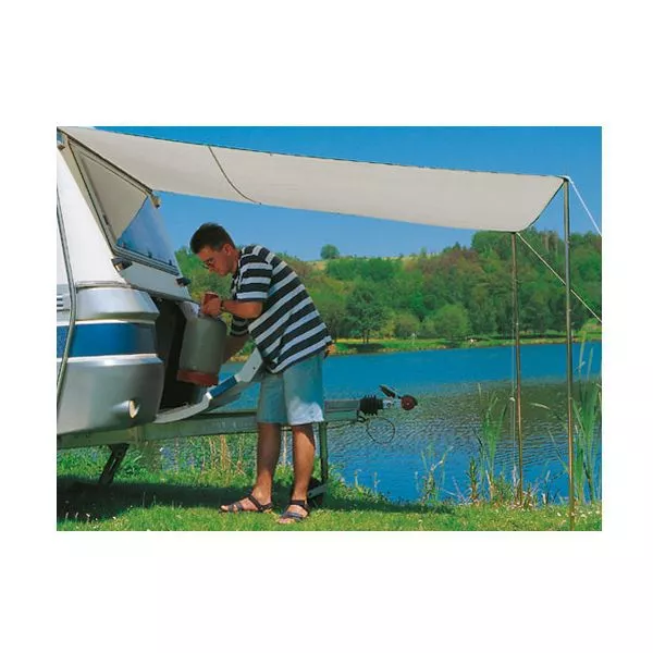 Wohnwagen-Sonnendach DWT Flora, Grösse 3, Hellgrau – Bild 2