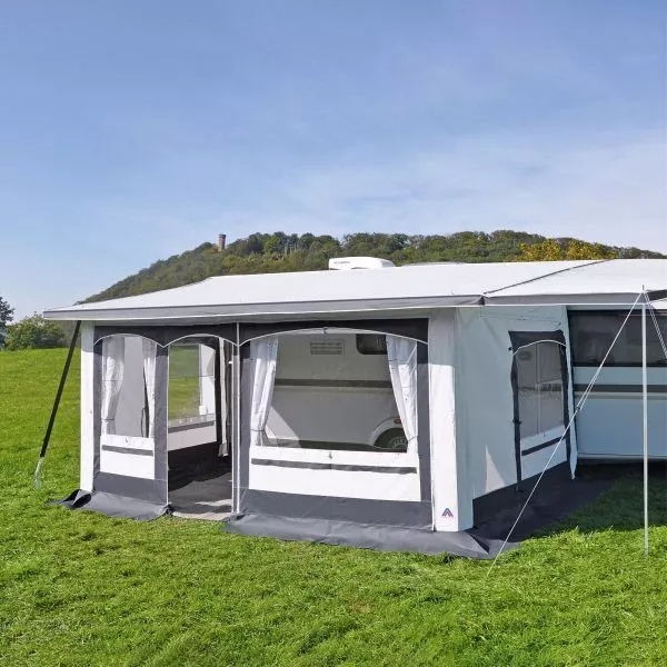 Ganzjahres-Vorzelt Hahn Zelte Friesland, Linkseinzug â Bild 2