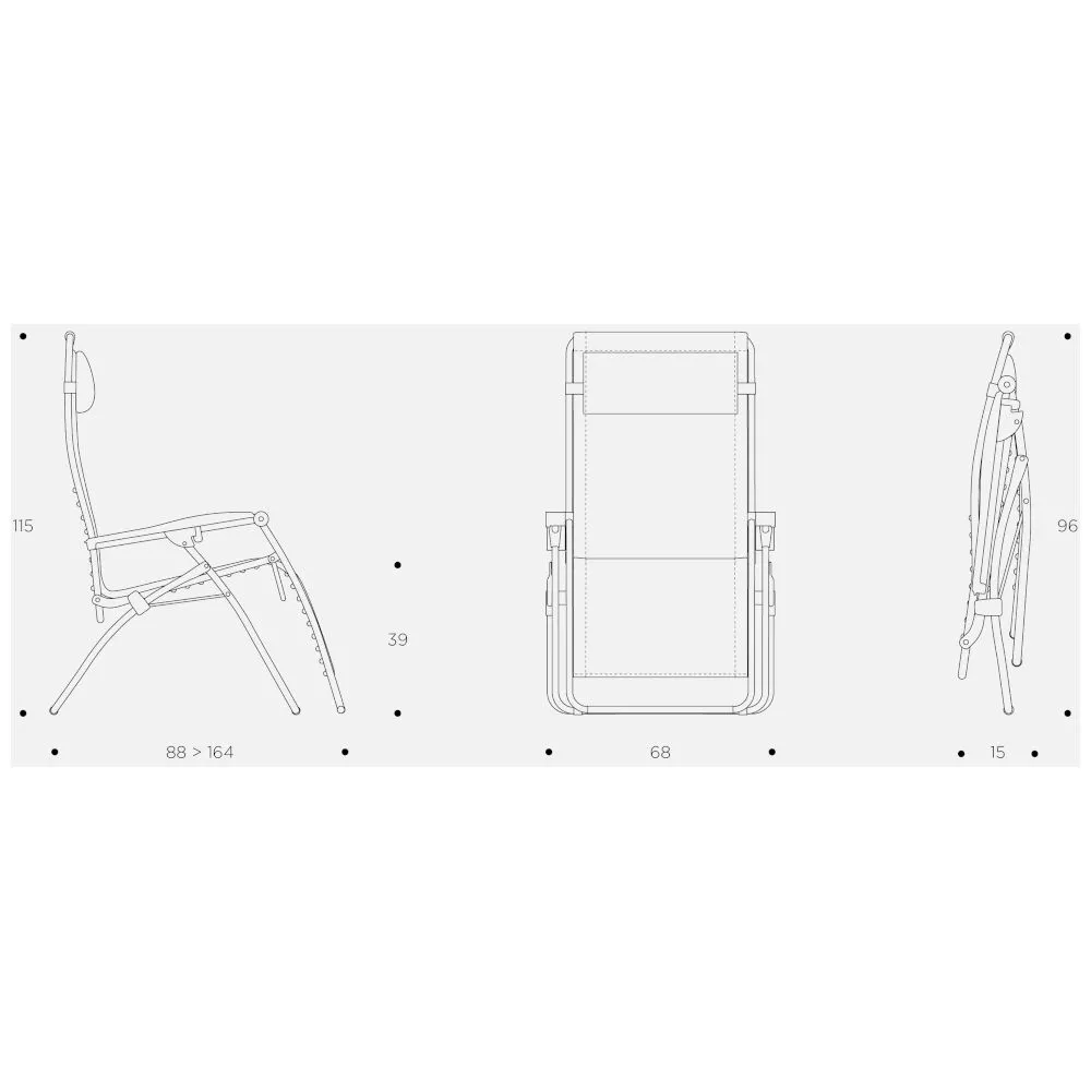 Relaxstuhl Lafuma RSXA Clip, Graphite â Bild 2