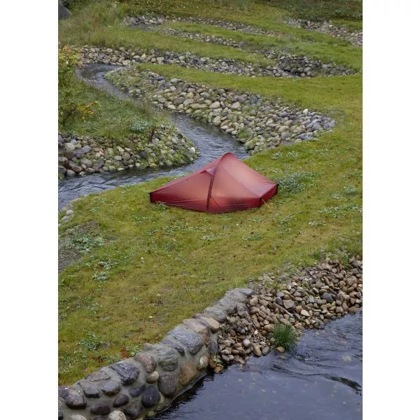 Trekkingzelt Nordisk Telemark 1 LW, Burnt Red – Bild 7