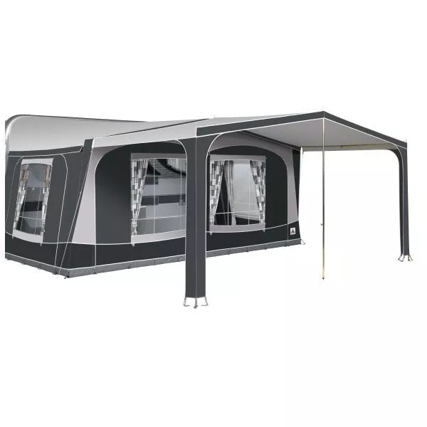 Vorzelt-Sonnendach Dorema Palma, Anthrazit / Grau