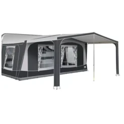 Vorzelt-Sonnendach Dorema Palma, Grösse 14, Anthrazit / Grau